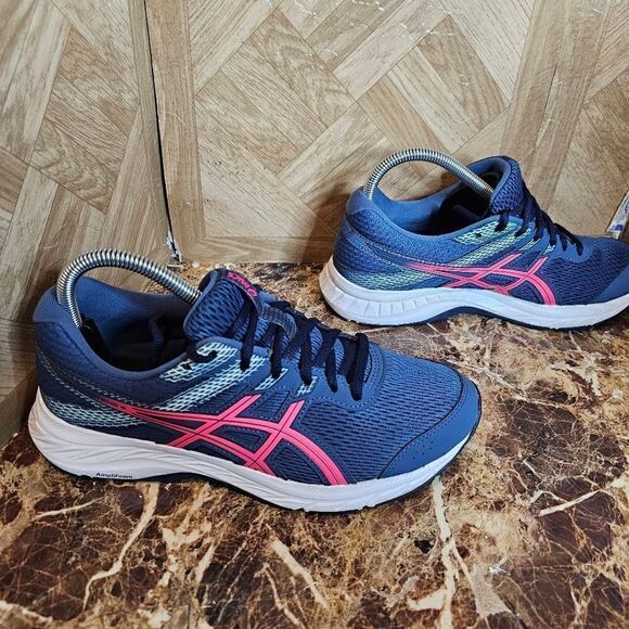 Asics women's every comfort amplifoam walking shoes blue size 8. 313 - Picture 9 of 10